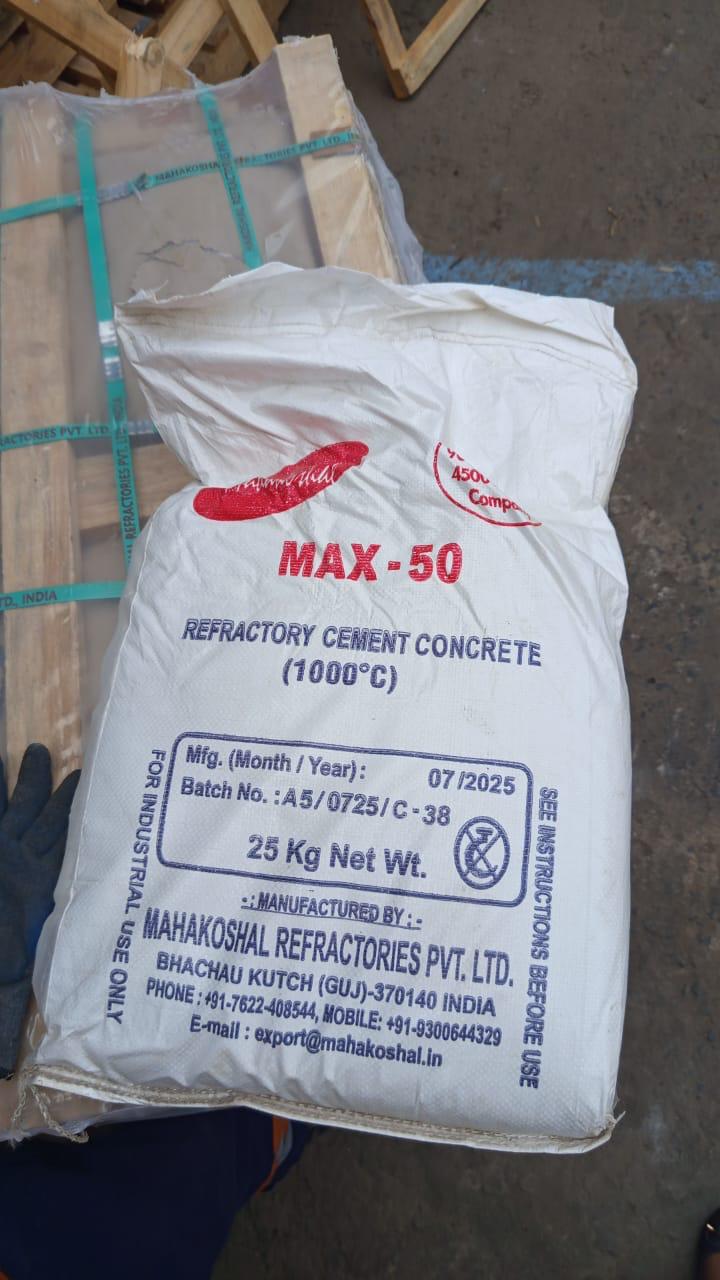 MAX_50 Refractory Cement Concrete