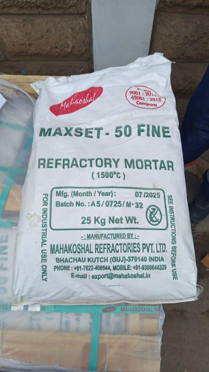 Maxset-50 Fine Refractory Mortar